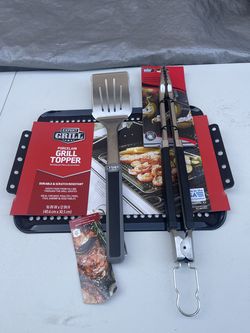 Expert Grill Porcelain Grill Topper, 16" × 12"