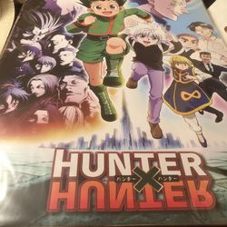 Hunter X Hunter - Manga / Anime TV Show Poster (Key Art / Running)