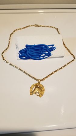 🔥 18K Gold Lock Chain Necklace + Horseshoe Pendant | 36g Solid Gold | Stand Out 🔥