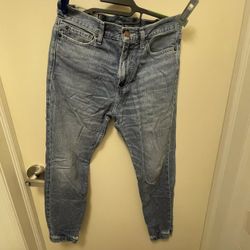 Hollister Mens Size Waist 30 Blue Jogger Jeans Pants