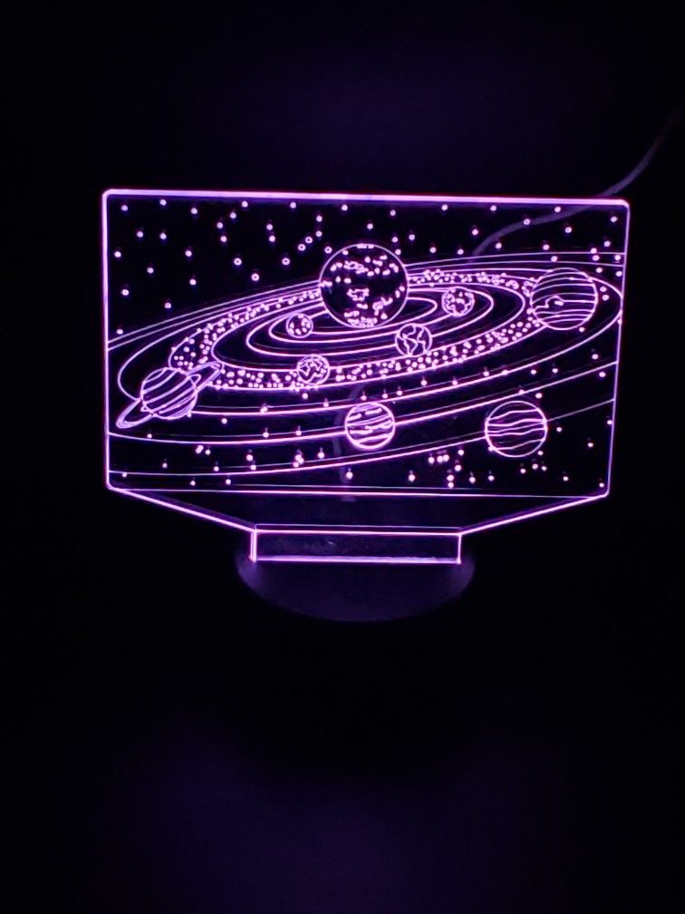 3d Illusion Lamp (The Universe )