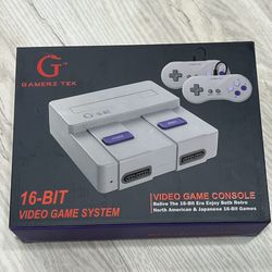Gamerz Tek 16-Bit Entertainment System SNES Console Brand New Sealed