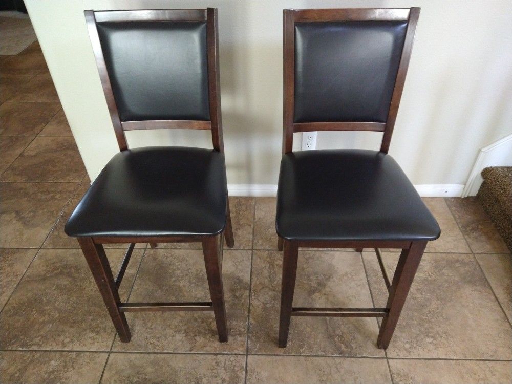 Padded Bar Stool Set of Two