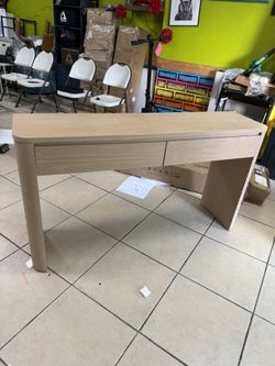 Modern Entryway Console Table, Sofa Table with Drawers, 63 Inch Long Hallway Table Behind Sofa, Thick Wood Design for Living Room, Hallway, Light Knot