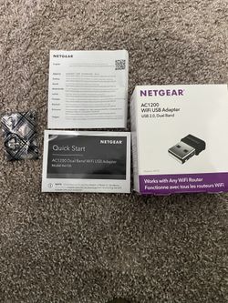Netgear AC1200 WiFi USB Adapter (A6150) – Like New
