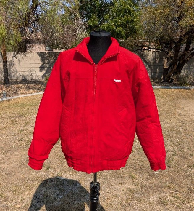 Rose Red British Mist Detachable Hood Unisex EU46/Womens M Parka Jacket Coat EUC