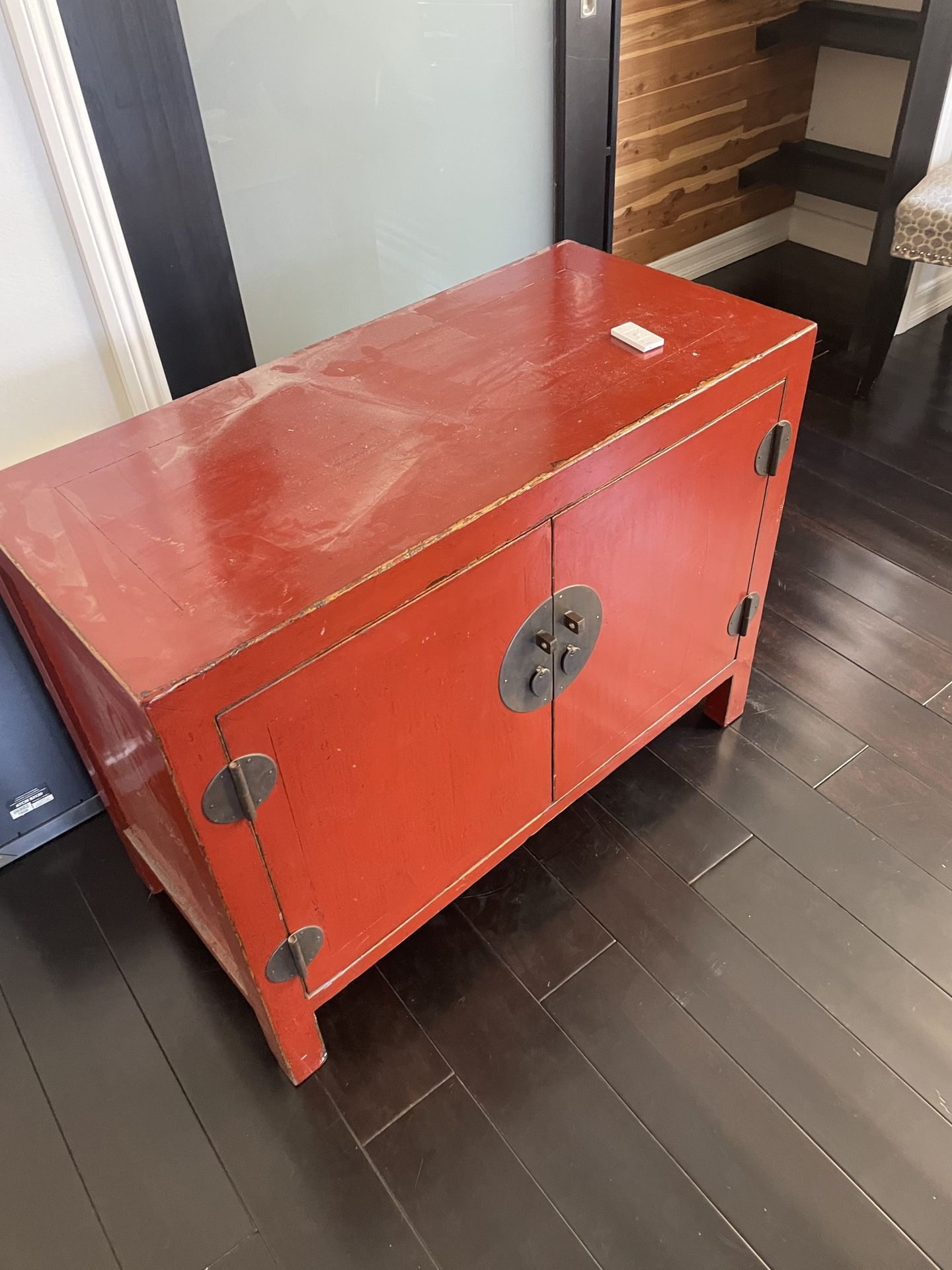 Vintage Chinese Mid Century Modern Cabinet