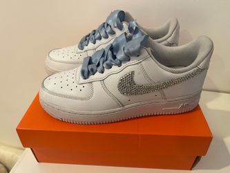 Personalized quince rhinestone nike air force