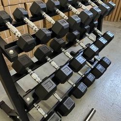 Dumbbells $1.35 per pound,  New 