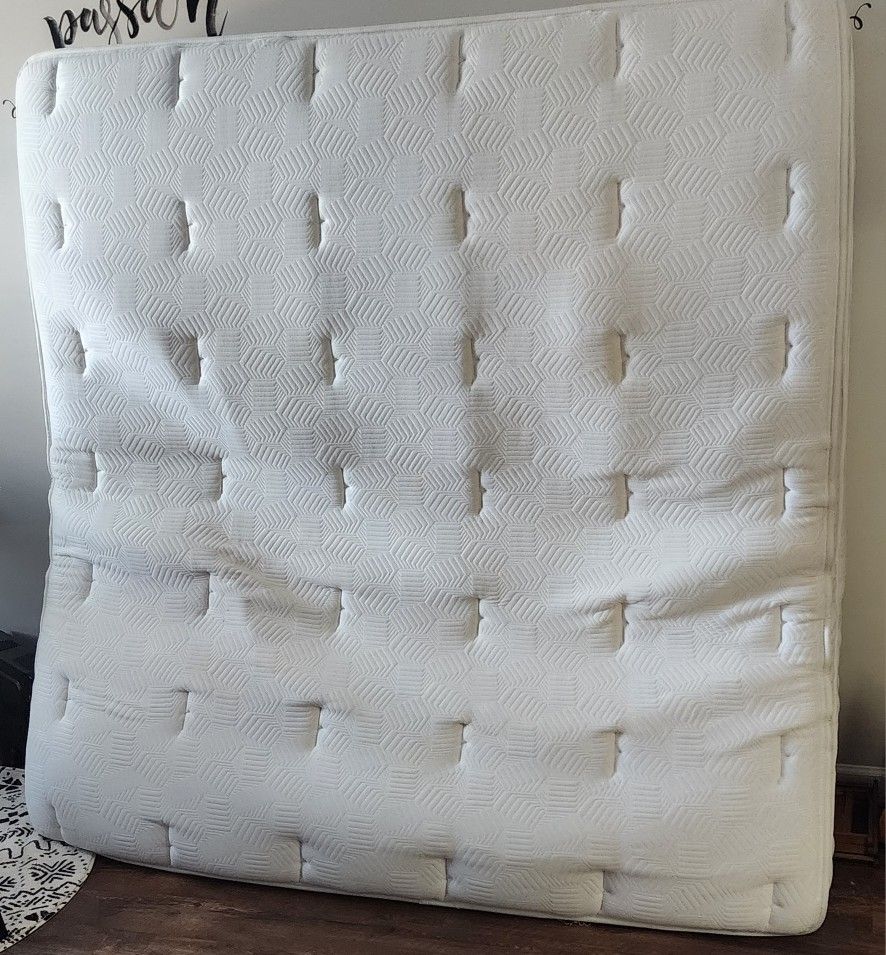 King Mattress and Metal Bed Frame