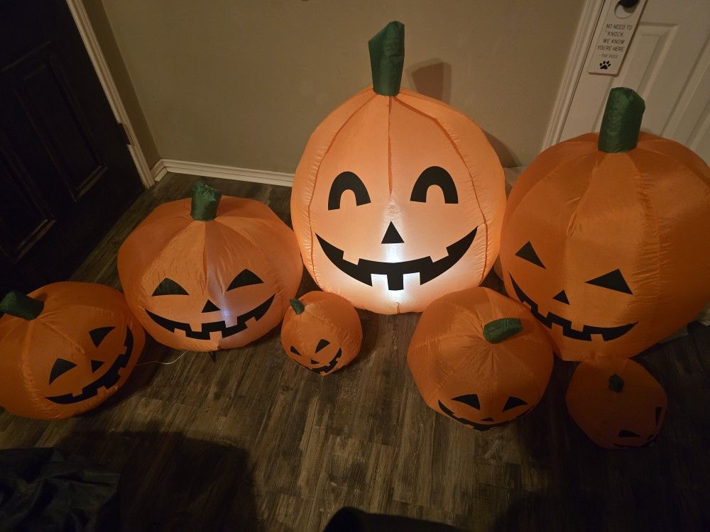 7 Ft Halloween Pumpkin Inflatable