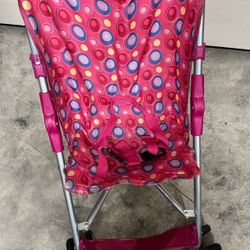 Lightweight Clean Pink Umbrella Stroller - Nice Condition!