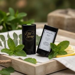 Aluminum-Free Natural Deodorant Stick – Peppermint Lemon Eucalyptus