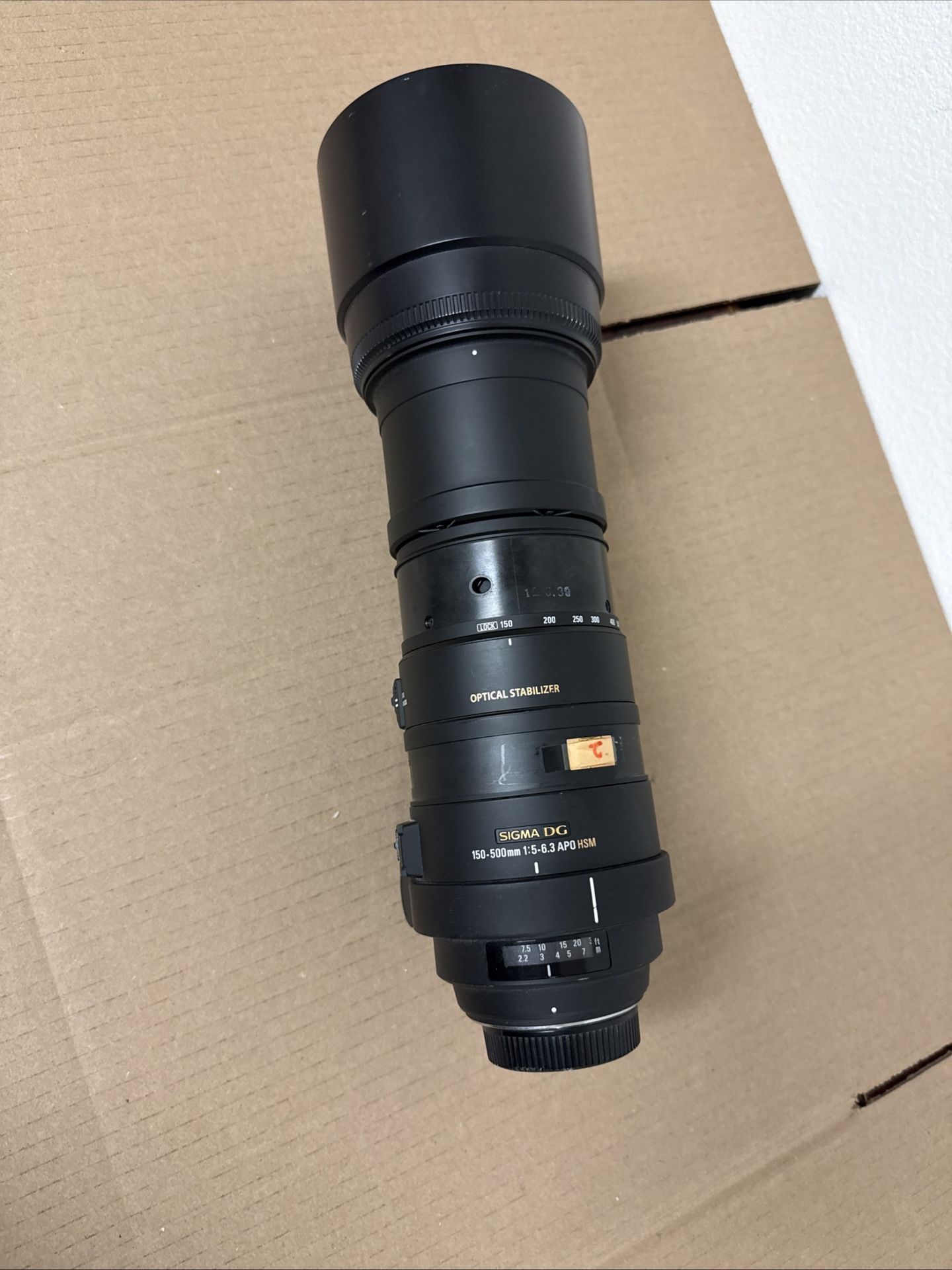 SIGMA Lens DG 150-500mm f/5-6.3 APO HSM OS For Nikon Mount