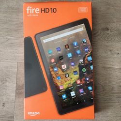 Amazon Fire HD 10 tablet, 10.1", 1080p Full HD, 64 GB, (2021 release), Black