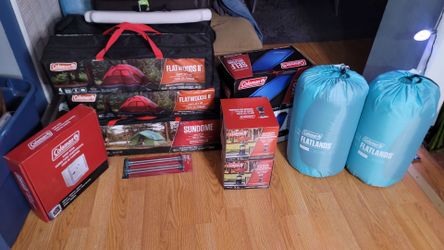 Complete Coleman Outdoor Camping Gear Bundle (Brand New / NIB)