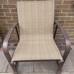 1 Patio Deck Chair 24.5”W, Lightweight aluminum will not rust