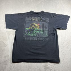 Roots Reggae Surfing Men’s XL Faded Black Bob Marley Made USA The Irie Summer#3F