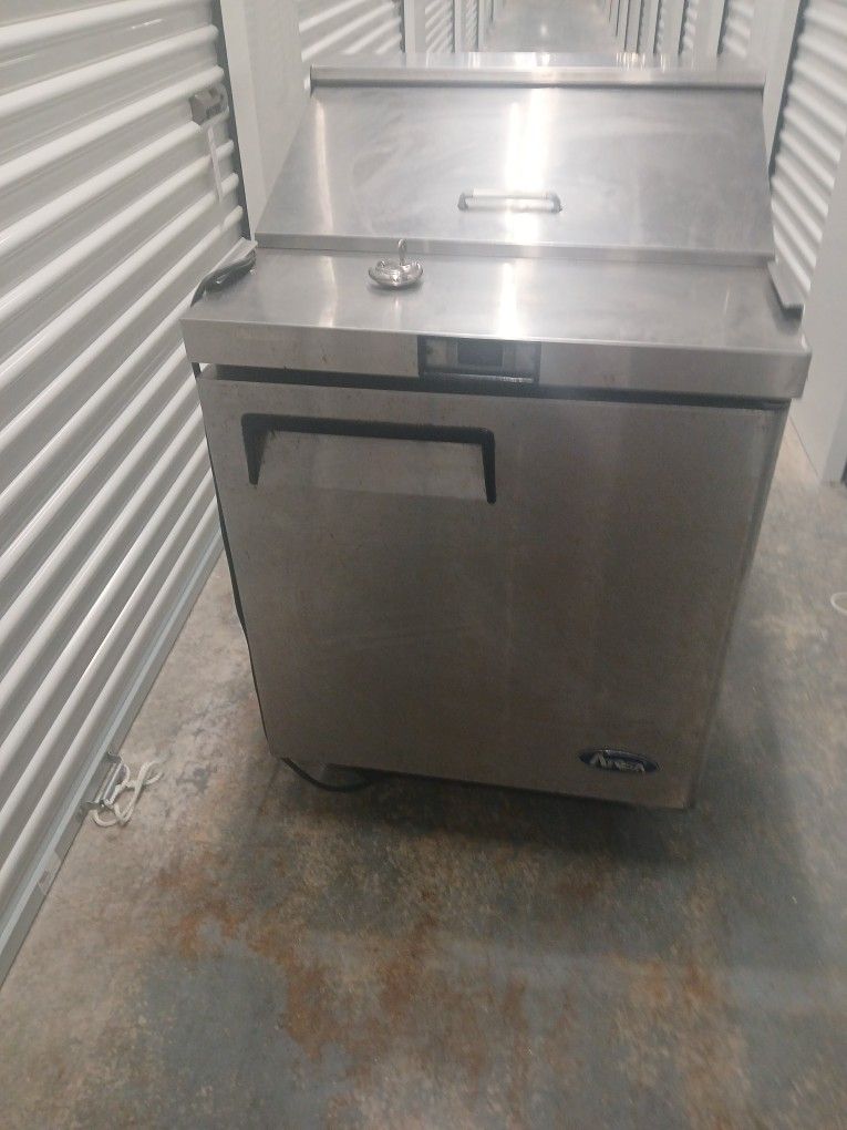 Two Small Deli Fridges, As Is, Needs A Little Fixing,  1 Needs Gasket  Good Outer Condition 