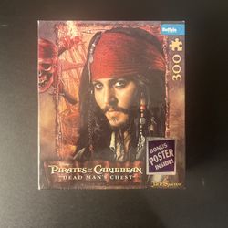 Disney Pirates Of The Caribbean Dead Man's Chest 300 Piece Puzzle SEALED Bonus