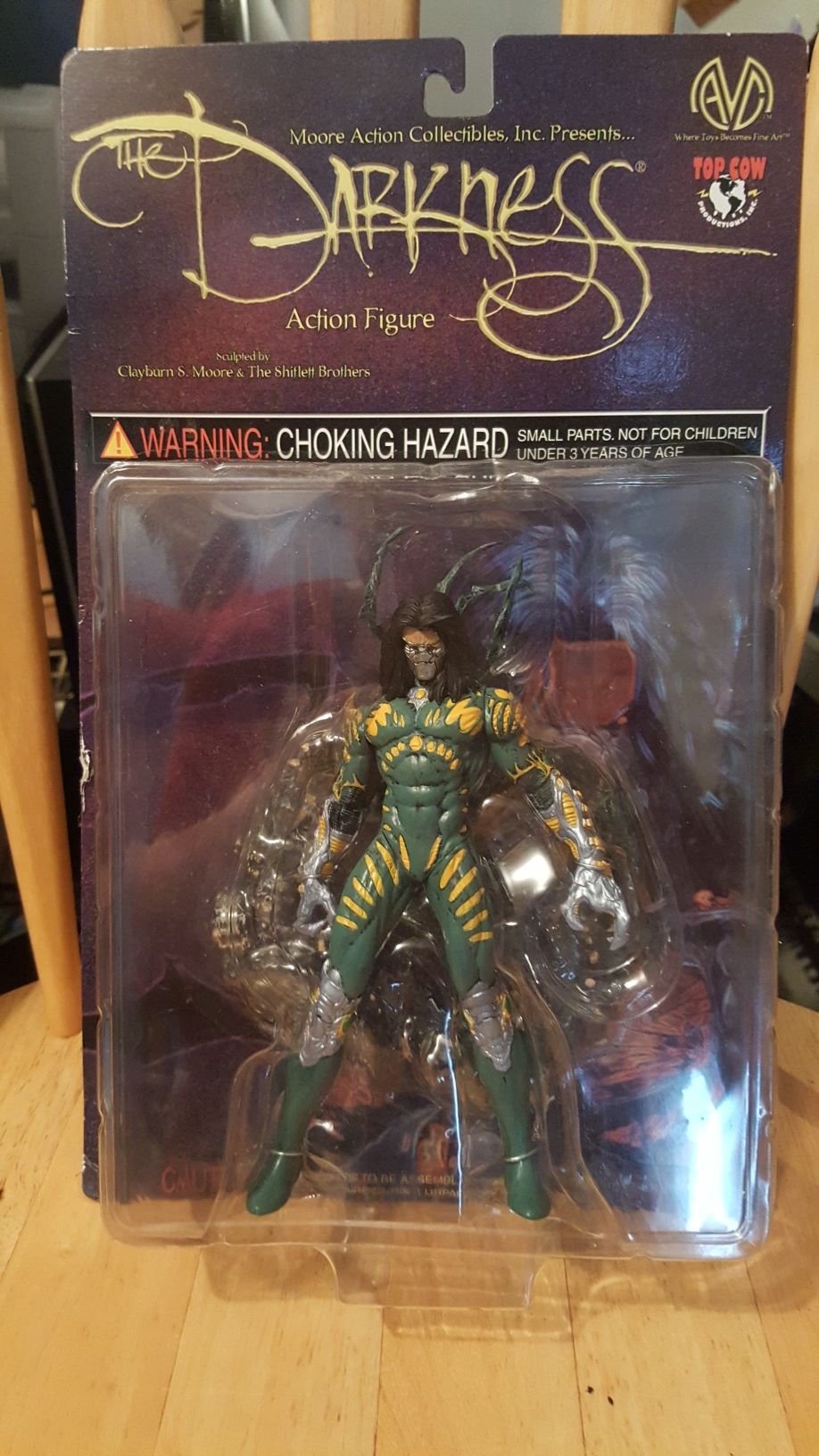 DARKNESS ACTION FIGURE FROM TOP COW THE DARKNESS MOORE ACTION COLLECTIBLES RARE