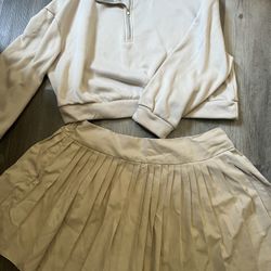 Women Plus Size Skirt & Top