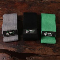 Hip Booty Bands Fabric Resistance Bands for Yoga Home Workout (Set of 3)