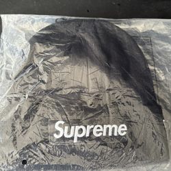 supreme Black Beanie