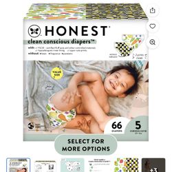 Honest Diapers size 5 (66 Count) 