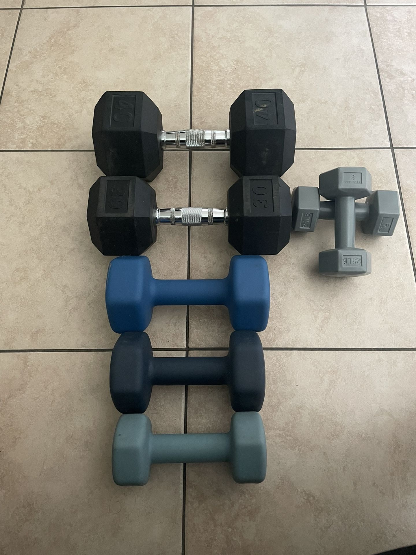 7 Dumbbells 