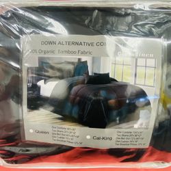 7 PCS DOWN ALTERNATIVE COMFORTER SET 