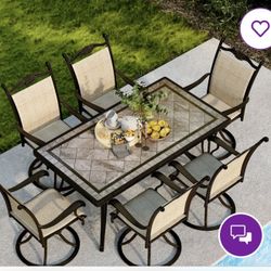 BRAND NEW  Bed, Bath and Beyond  Stone Top  Patio Table Set