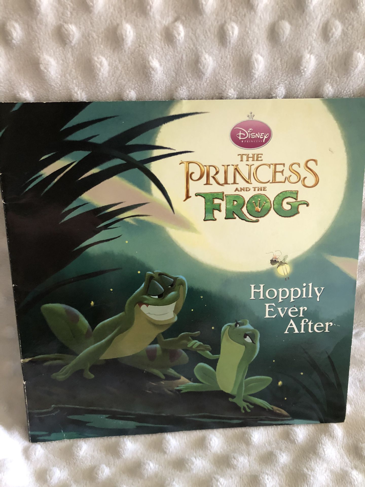 Wow! Disney Princess and the frog 🐸 hoppily ever after book! Very hard to find! Only 1 available! Louis, prince, Tiana, ray the firefly, mama Odie, N