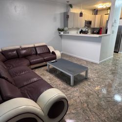 FREE! L Shape leather Couch! 