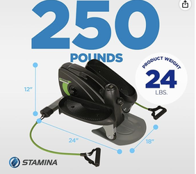 Stamina InMotion Compact Strider with Resistance Tubes