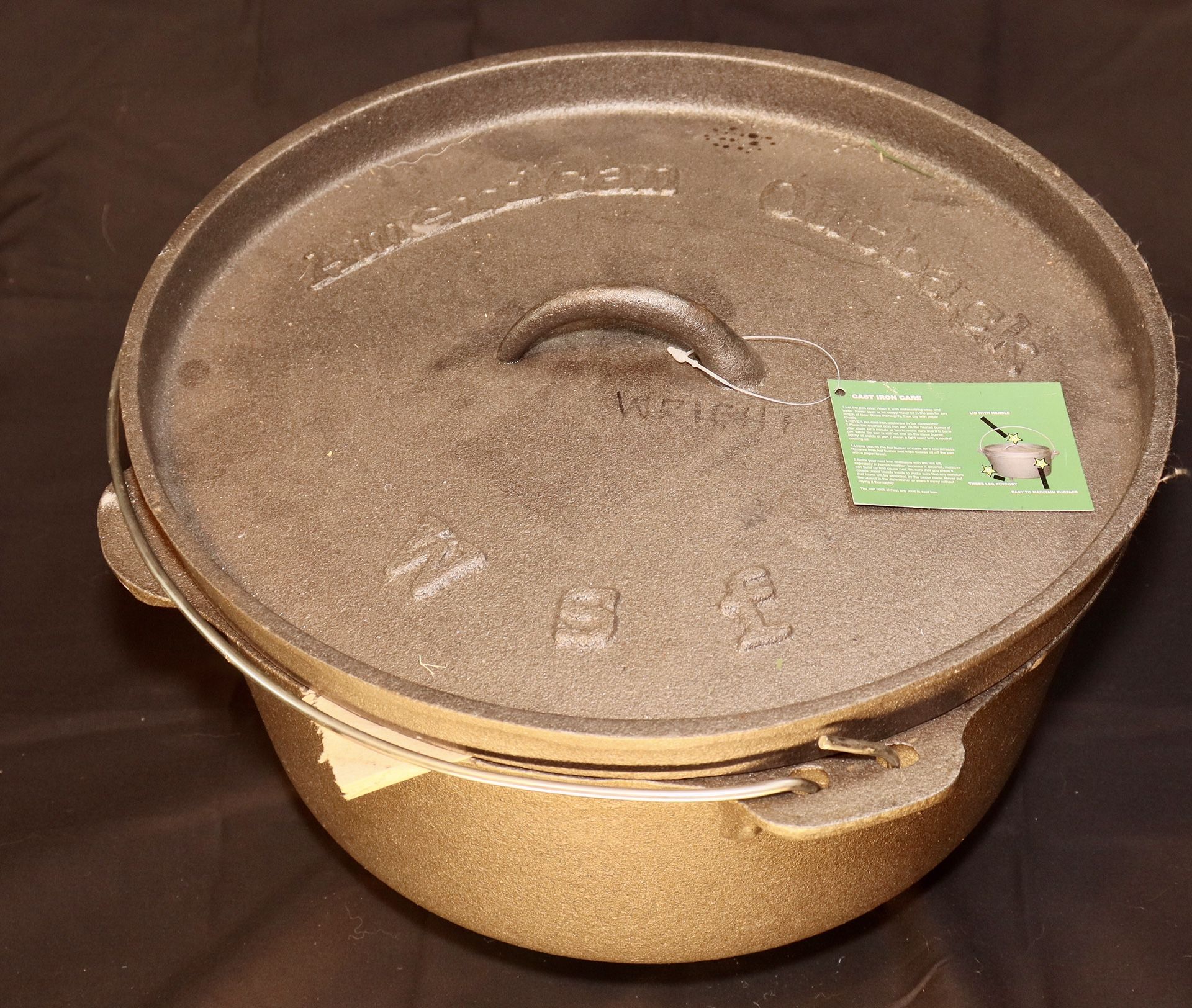 Dutch Oven--WFS American Outback Cast Iron