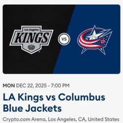 LA Kings Vs Blue Jackets 