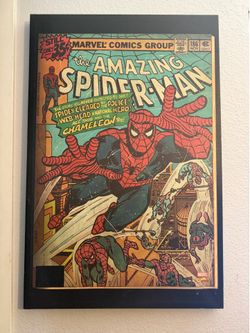 Vintage Spider-Man canvas wall art