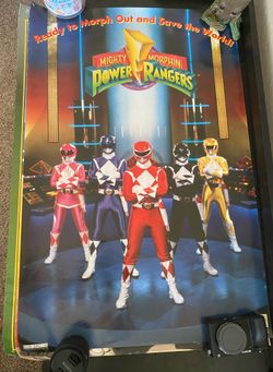 Vintage Power Ranger Posters 1990’s