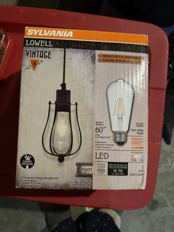 Sylvania lowell vintage light 