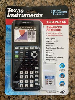 Texas Instruments TI-84 Plus CE- Graphing Enhanced
