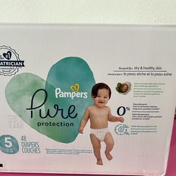 Pampers Pure Baby Diaper Size 5