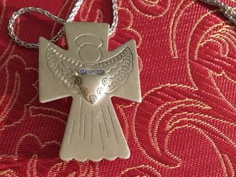 925 large angel pin/pendant
