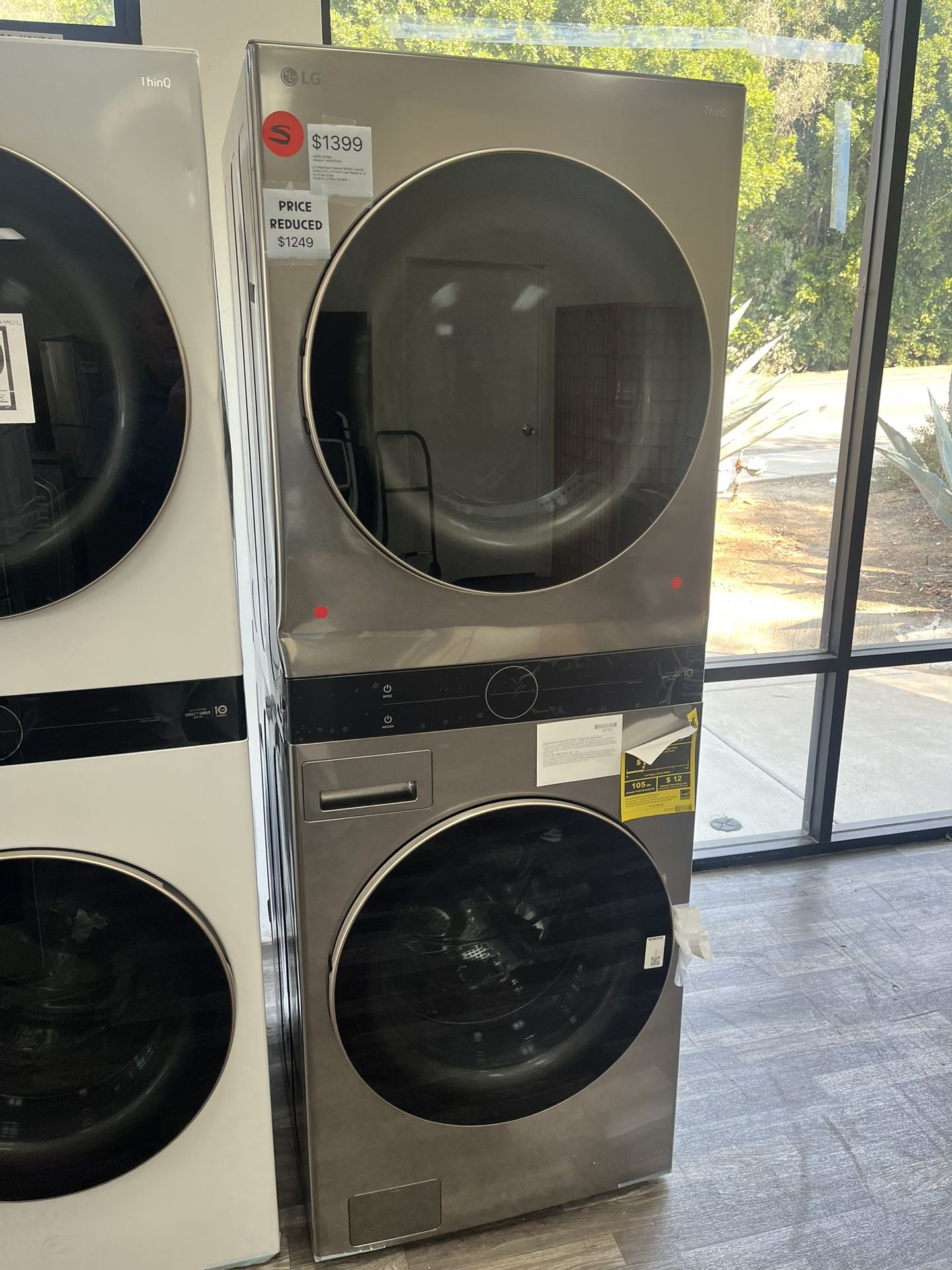 Open Box LG Laundry WashTower W/ Gas Dryer, Only $1249 W/ One Yr Warranty Included