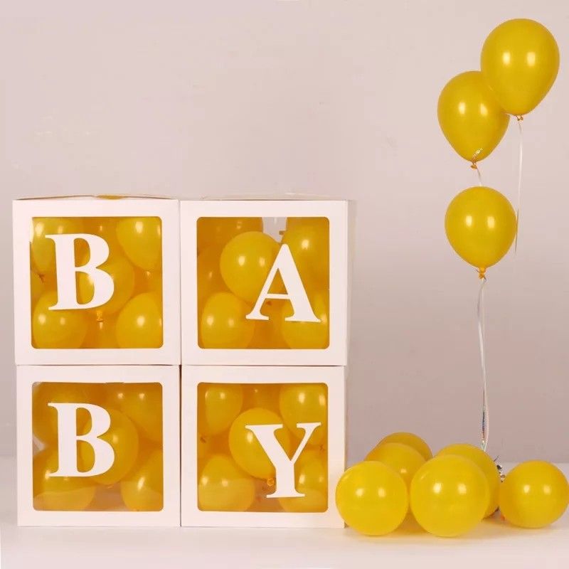 DIY Love or Baby Transparent box