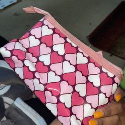 Pink Hearted Purse 