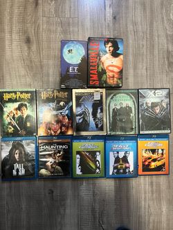 DVD lot vhs blu ray