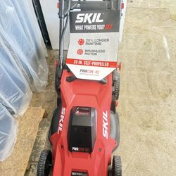 “NEW” SKIL PWR CORE 40 Brushless 40V 20" Self-Propelled Mower Kit Including 6.0Ah Battery and Auto PWR JUMP Charger 