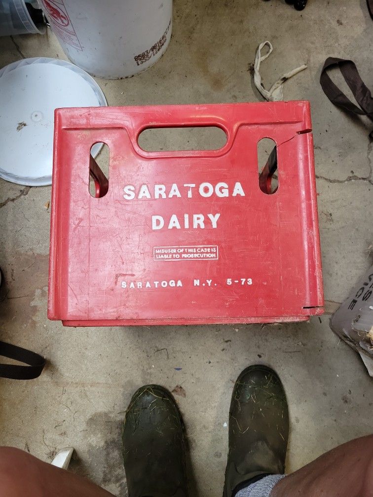 Saratoga Dairy Milk box 1973