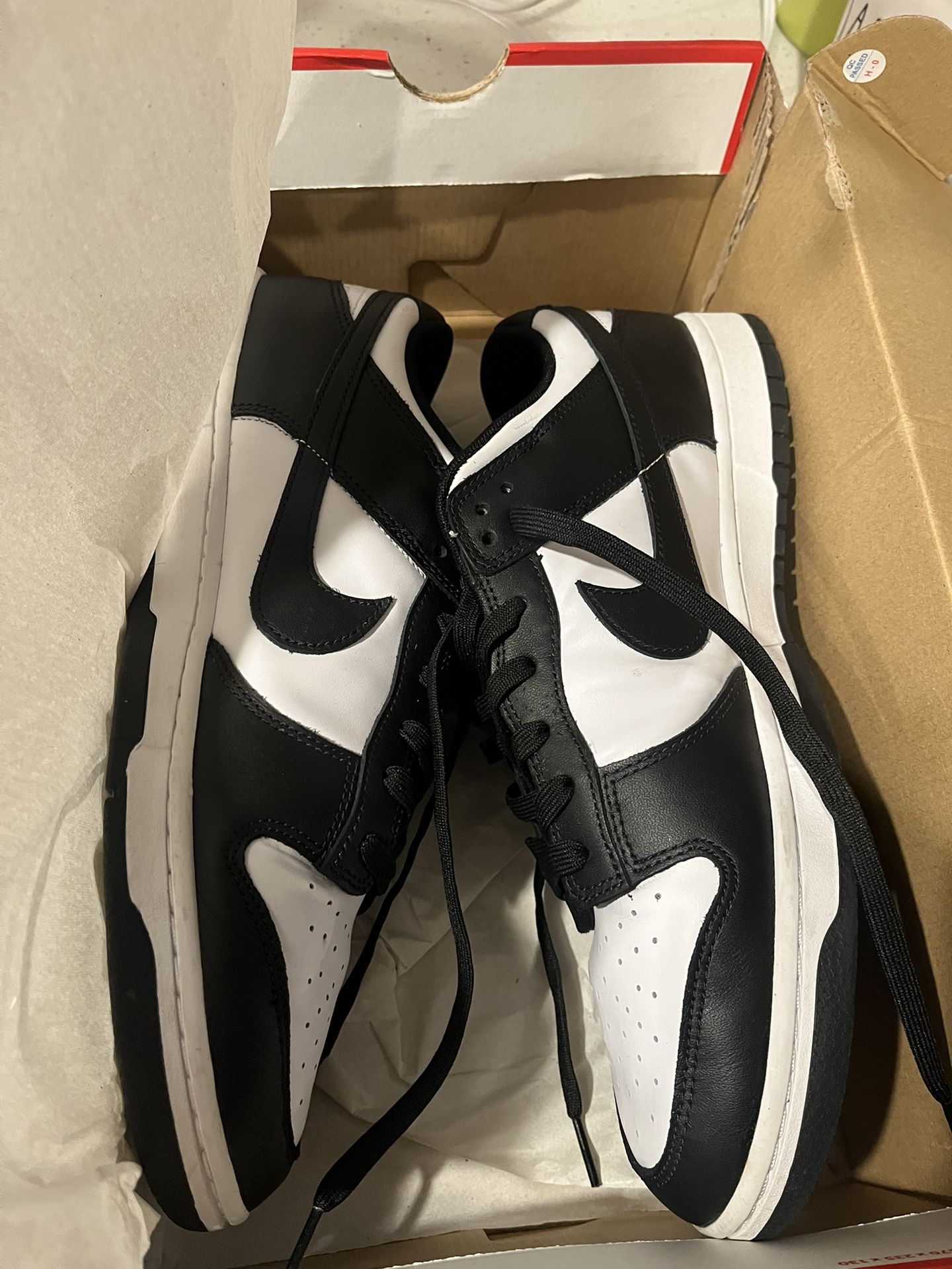 Nike Panda Dunks Size 13